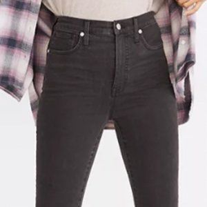 Madewell 11" High-Rise Skinny Jeans in Lunar Wash